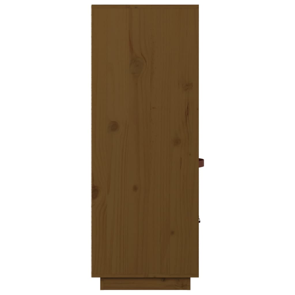 vidaXL Highboard Honey Brown 67x40x108.5 cm Solid Wood Pine