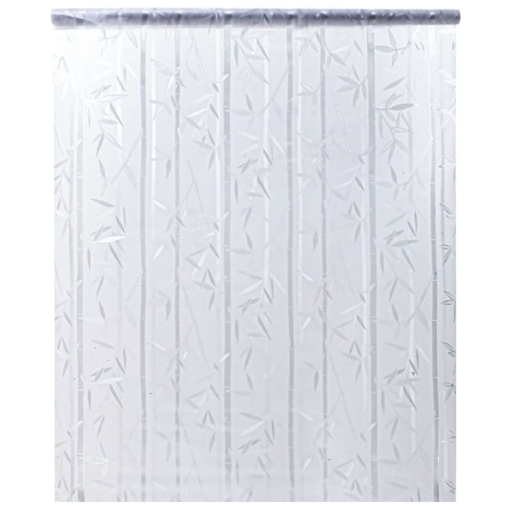 vidaXL Window Film Frosted Bamboo Pattern 45x500 cm PVC