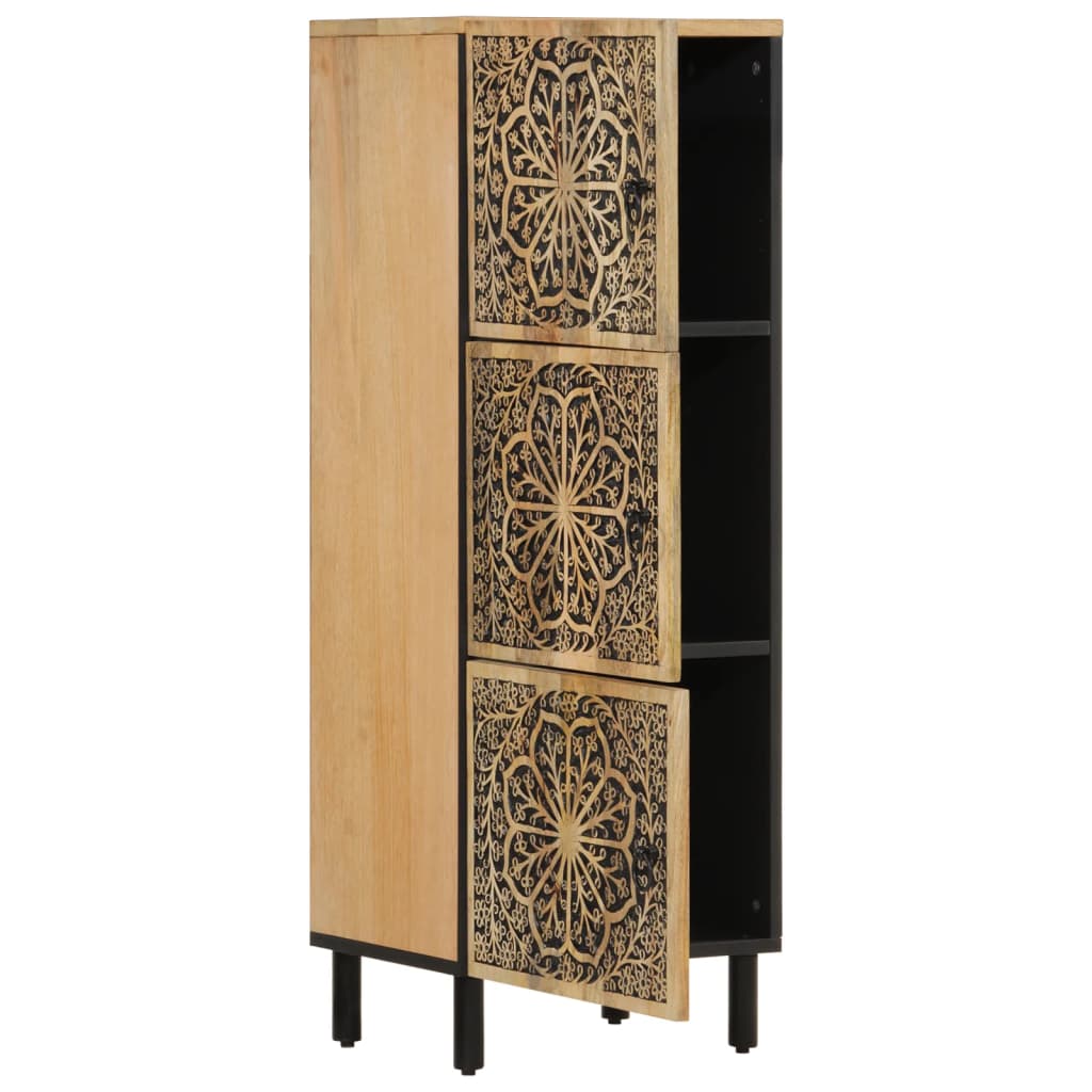 vidaXL Side Cabinet 40x33x110 cm Solid Wood Mango