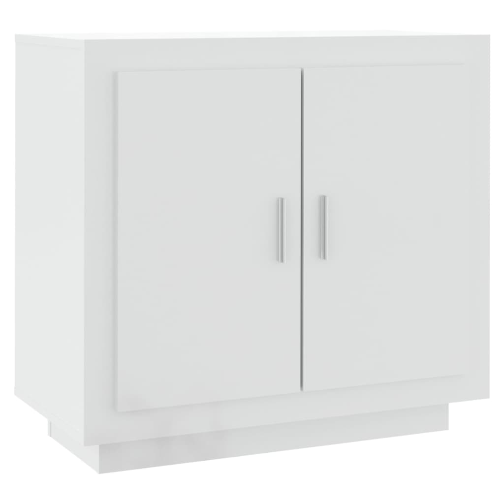 vidaXL Sideboard High Gloss White 80x40x75 cm Engineered Wood