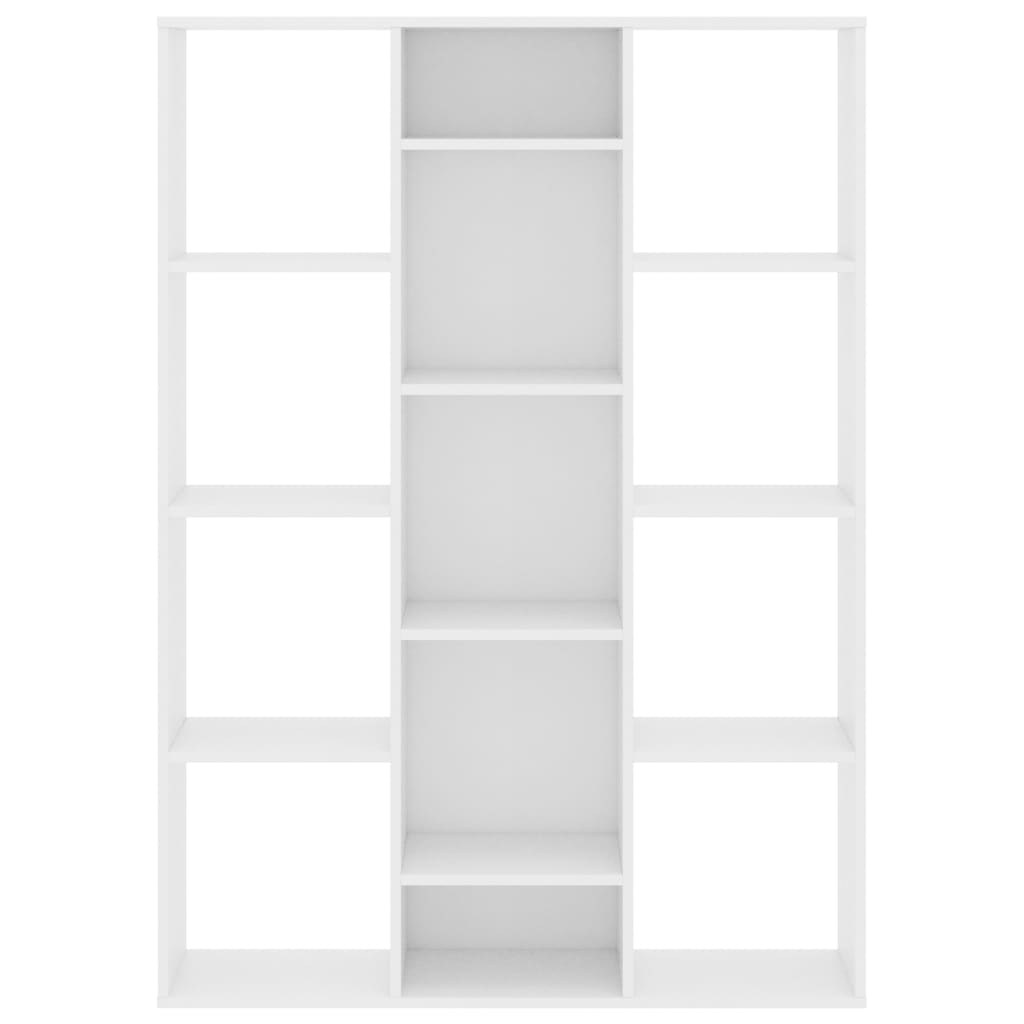 vidaXL Room Divider/Book Cabinet White 100x24x140 cm Chipboard