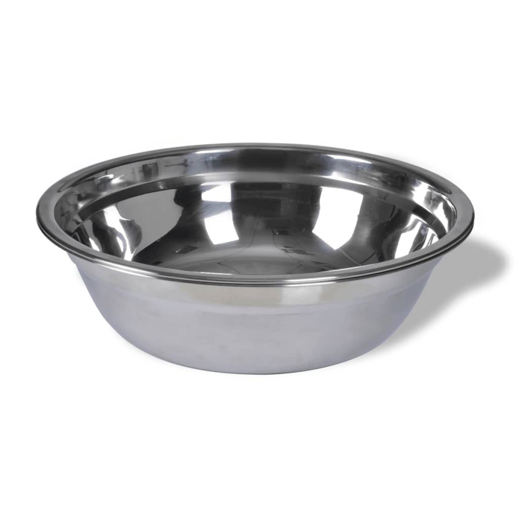 vidaXL Adjustable Double Diner Pet Dog Feeding Stand & 2 x 4.1L Stainless Steel Bowls