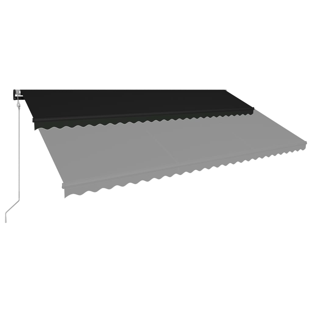 vidaXL Automatic Retractable Awning 600x300 cm Anthracite
