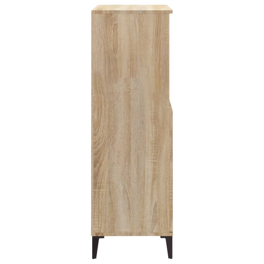 vidaXL Highboard Sonoma Oak 60x36x110 cm Engineered Wood