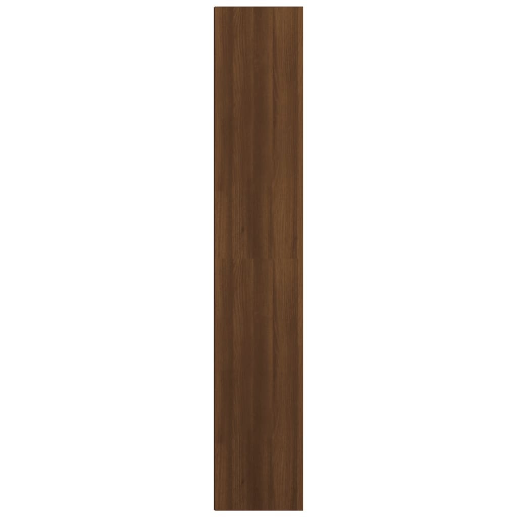 vidaXL Book Cabinet Brown Oak 36x30x171 cm Engineered Wood