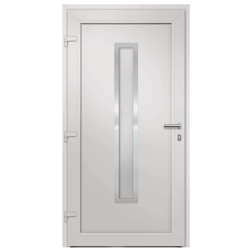 vidaXL Front Door White 108x208 cm