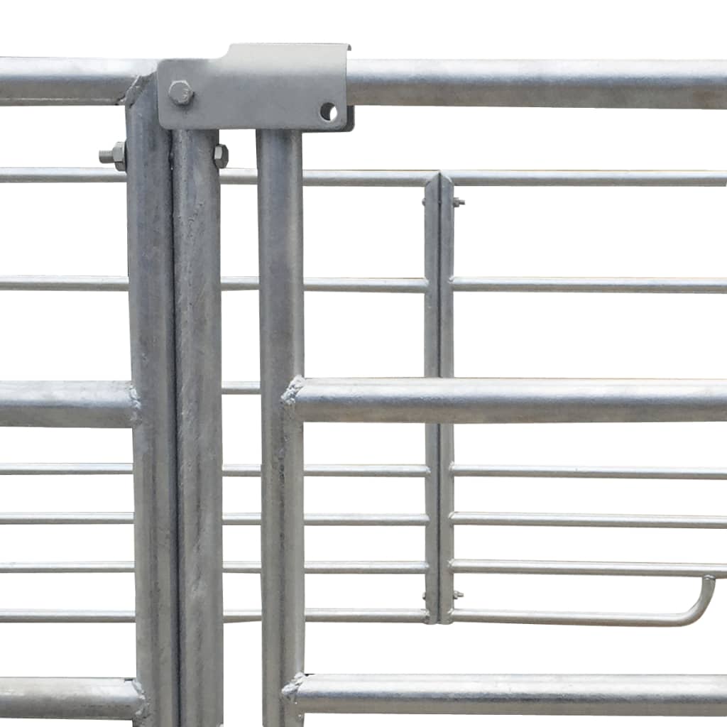 4-Panel Sheep Pen Galvanised Steel 137 x 137 x 92 cm