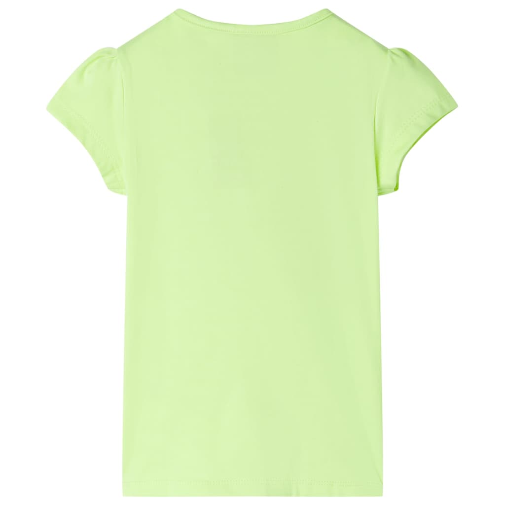 Kids' T-shirt Neon Yellow 92