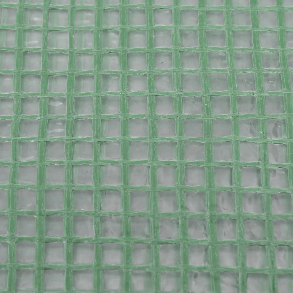 vidaXL Greenhouse Replacement Cover (6.5025 m²) 255x255x194 cm Green