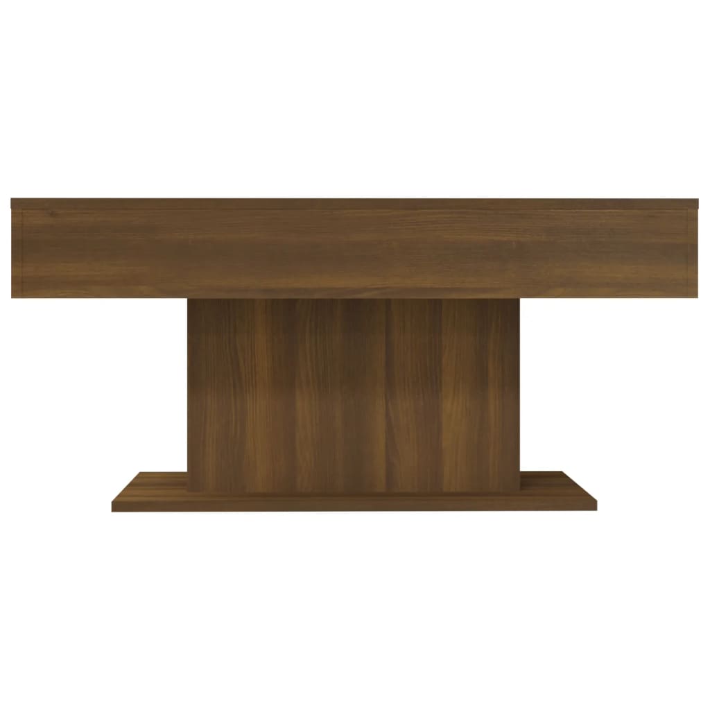 vidaXL Coffee Table Brown Oak 96x50x45 cm Engineered Wood