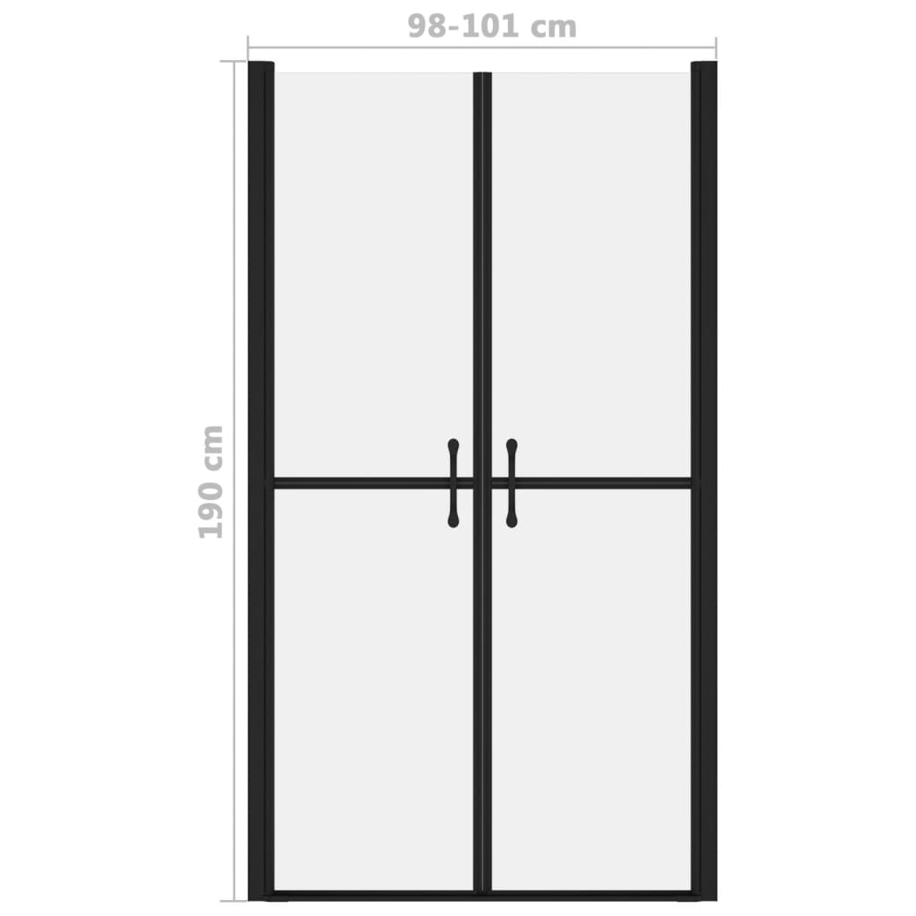 vidaXL Shower Door Frosted ESG (98-101)x190 cm