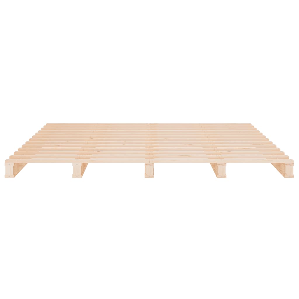 vidaXL Pallet Bed 120x200 cm Solid Wood Pine