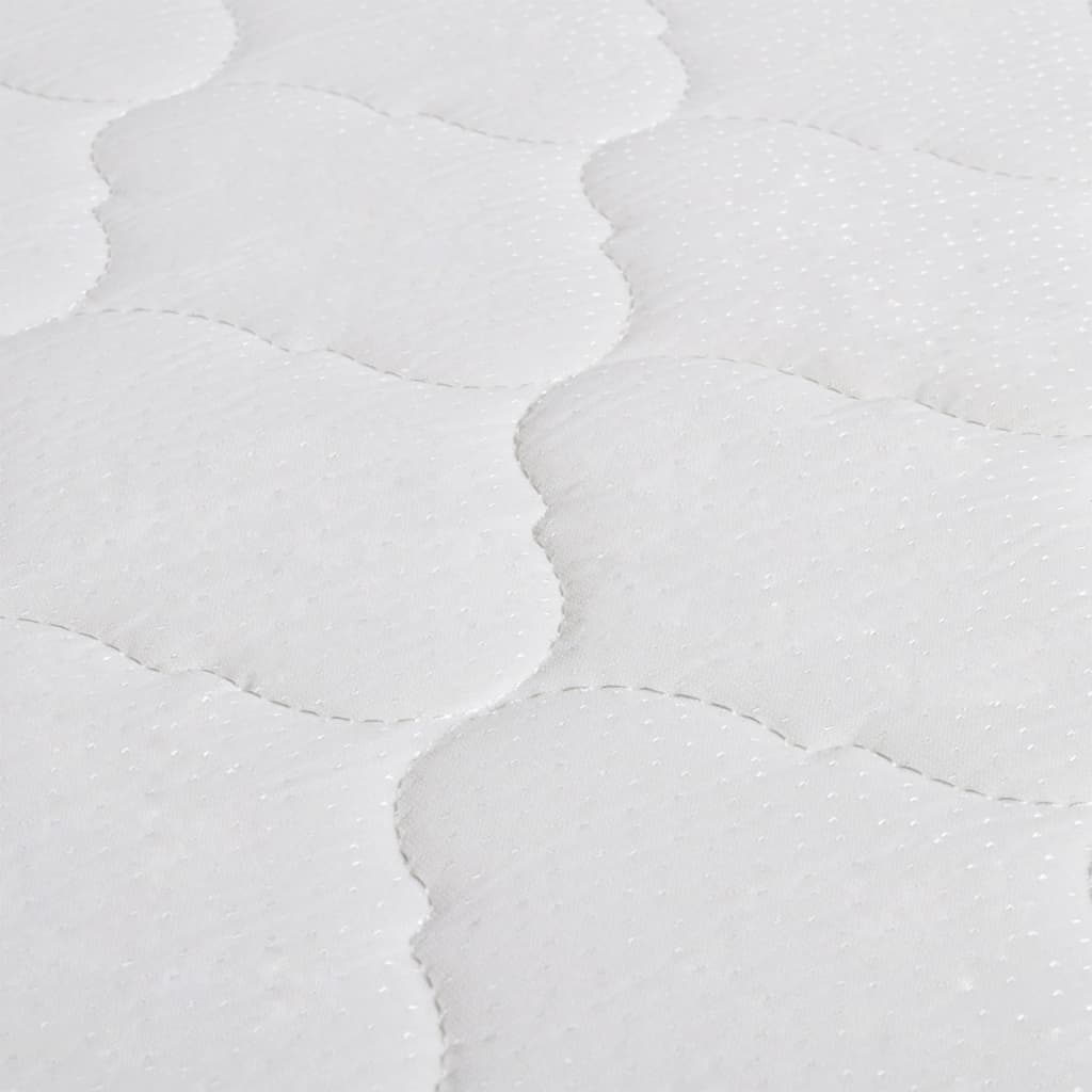 vidaXL Bed with Memory Foam Mattress Black Velvet 90x200 cm
