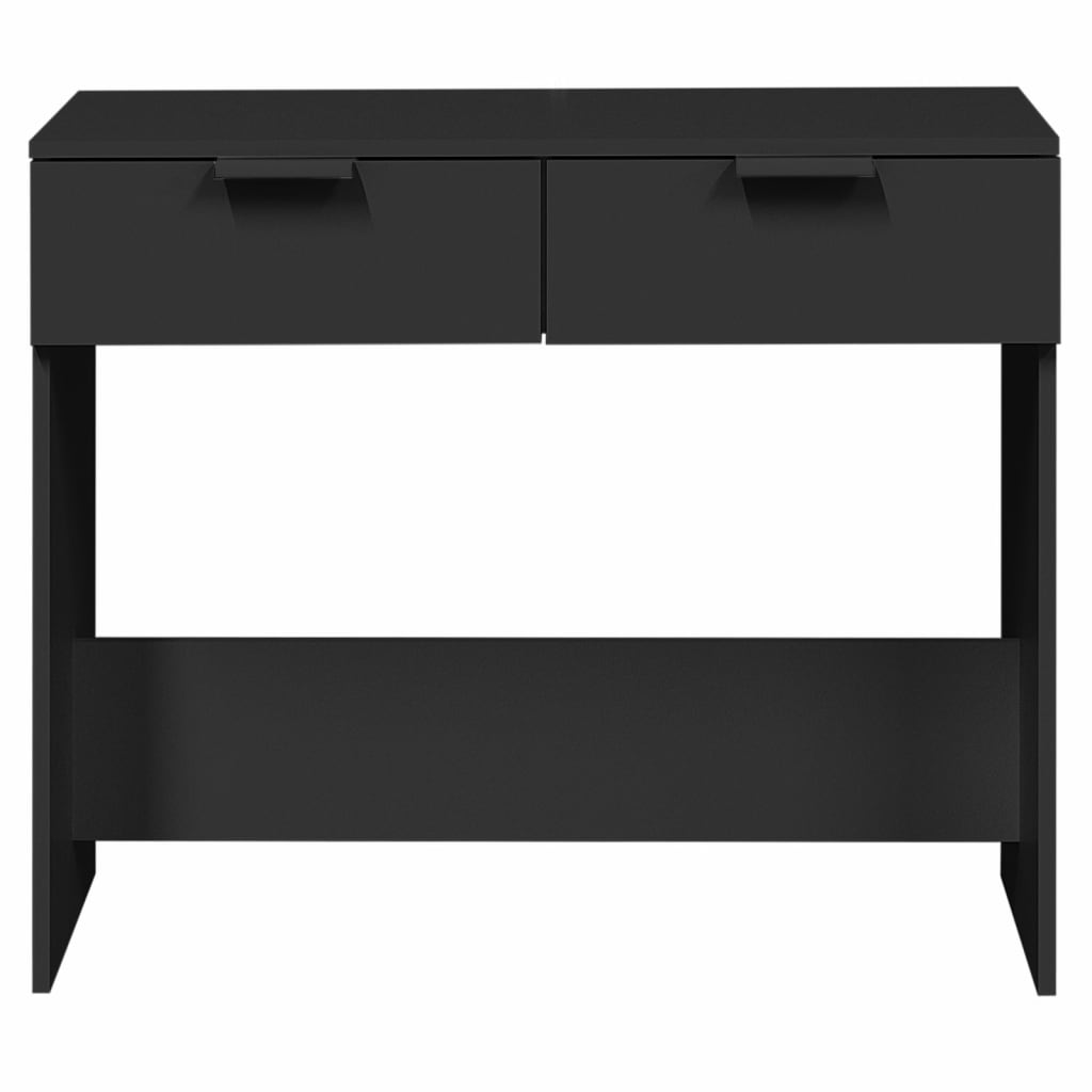 vidaXL Console Table Black 90x36x75 cm Engineered Wood