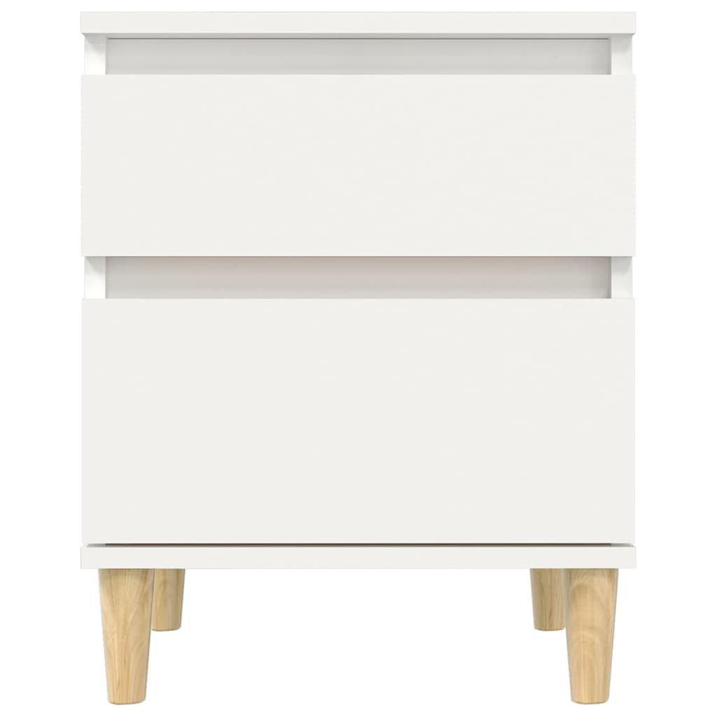 vidaXL Bedside Cabinets 2 pcs White 40x35x50 cm