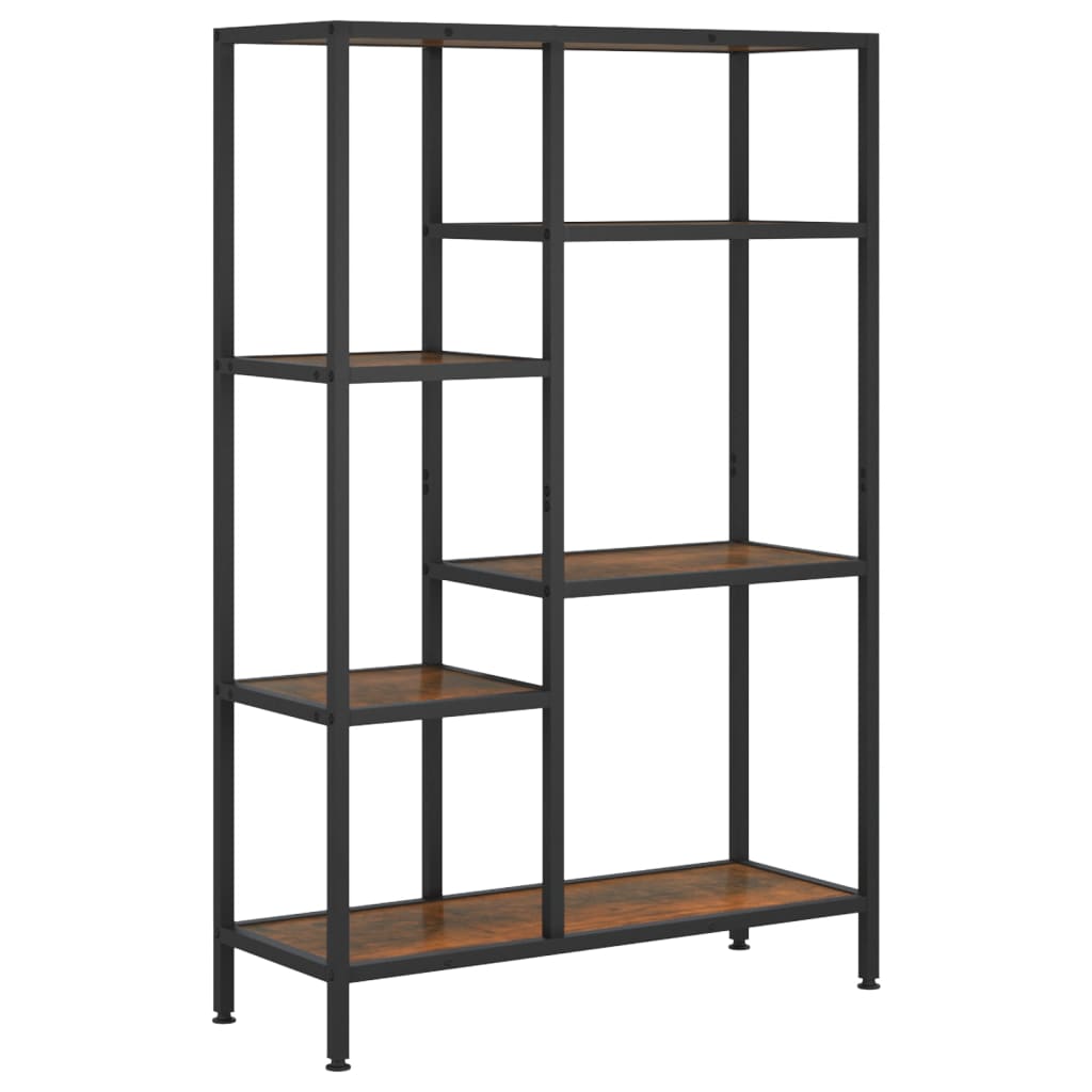 vidaXL Book Shelf 80x30x120 cm Steel and Engineered Wood