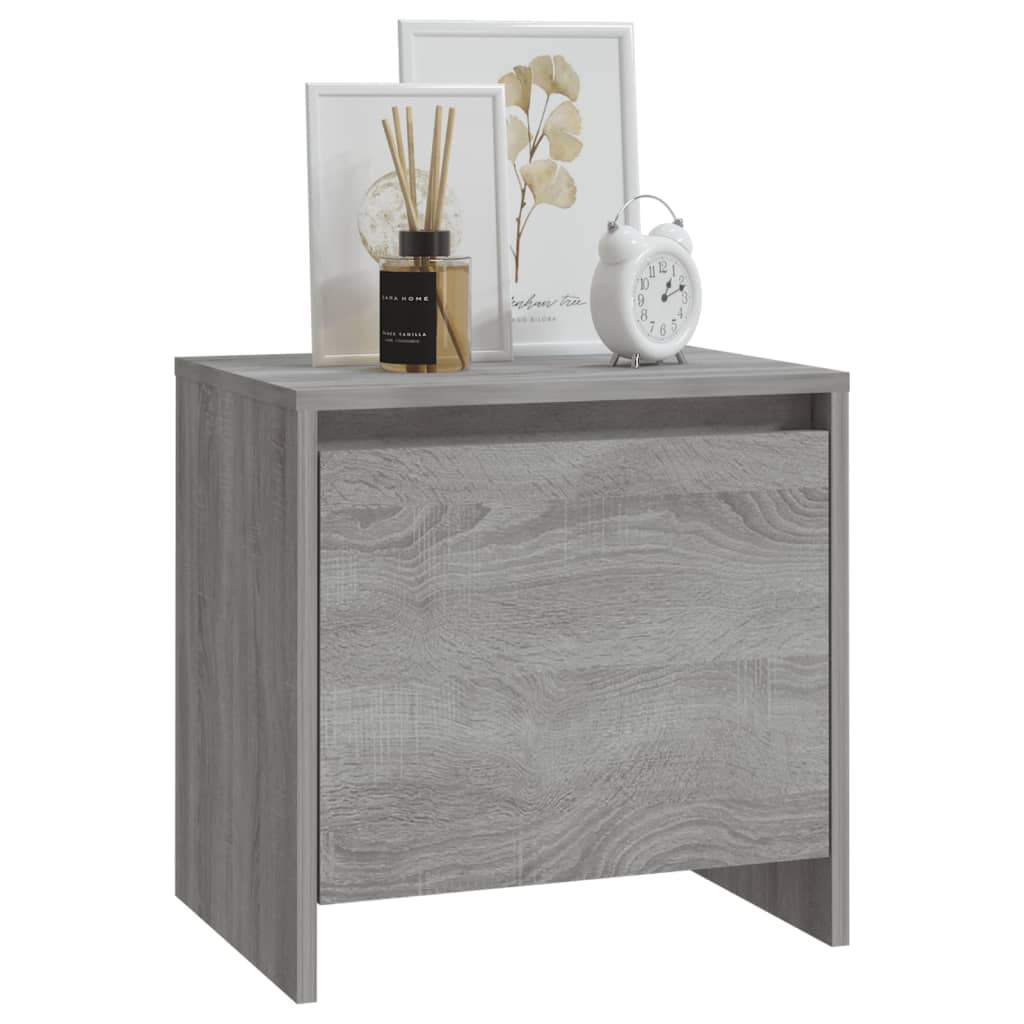 vidaXL Bedside Cabinets 2 pcs Grey Sonoma 45x34x44.5 cm Engineered Wood