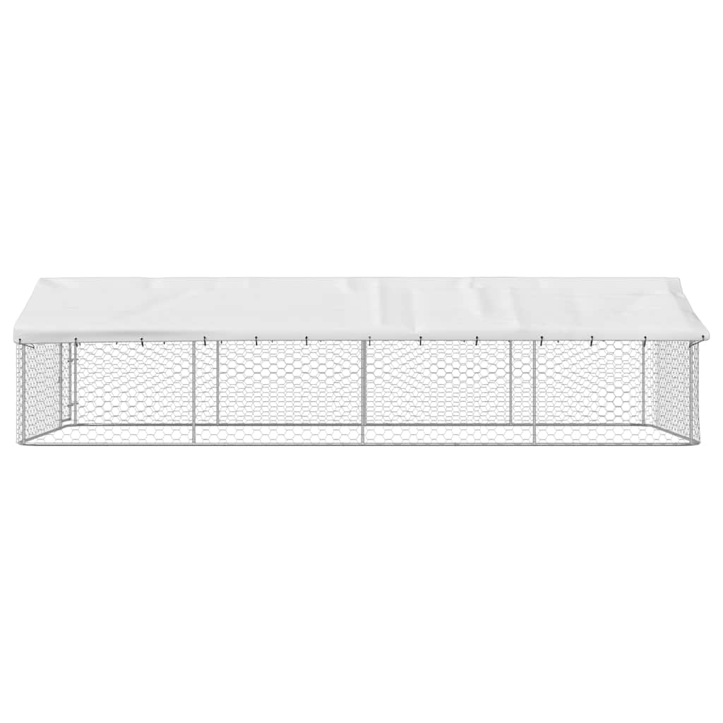 vidaXL Outdoor Dog Kennel with Roof 600x300x150 cm