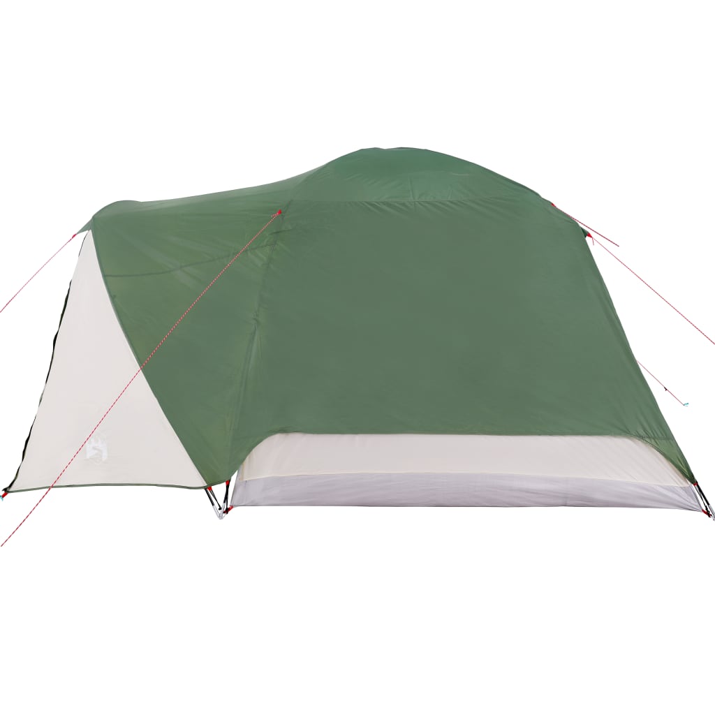 vidaXL Camping Tent 4-Person Green Waterproof