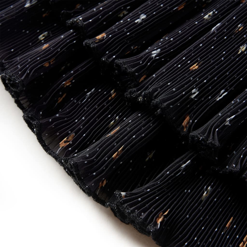 Kids' Skirt Tiered Ruffle Design Black 92