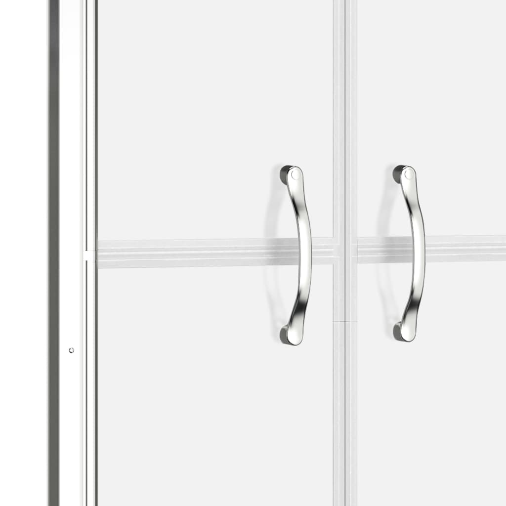 vidaXL Shower Door Half Frosted ESG 96x190 cm