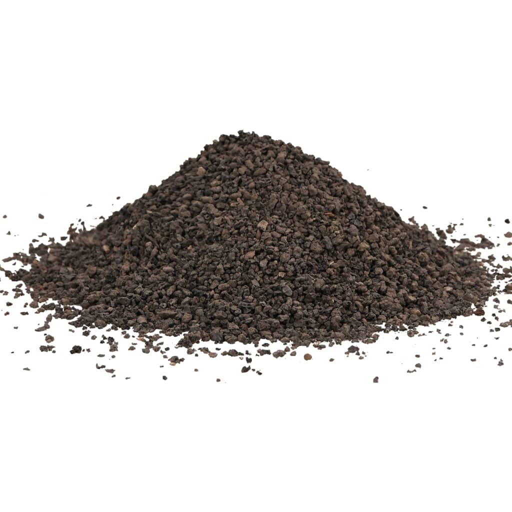 vidaXL Basalt Gravel 25 kg Black 1-3 mm