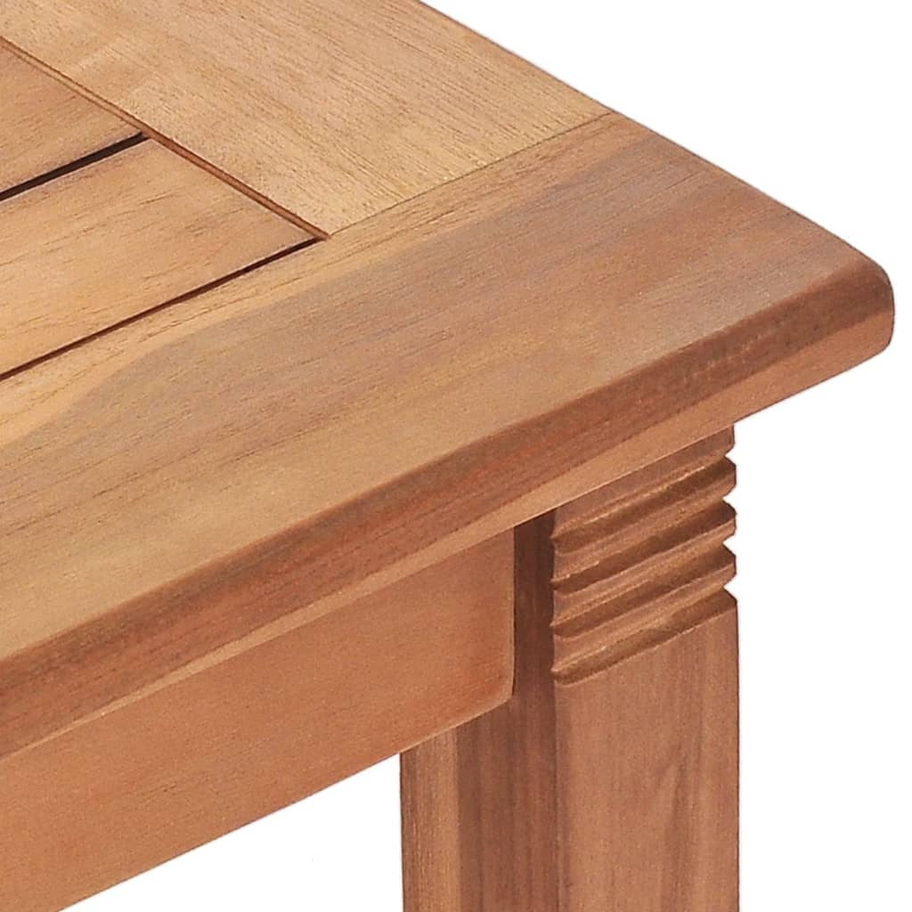 vidaXL Garden Dining Table 150x90x75 cm Solid Teak Wood