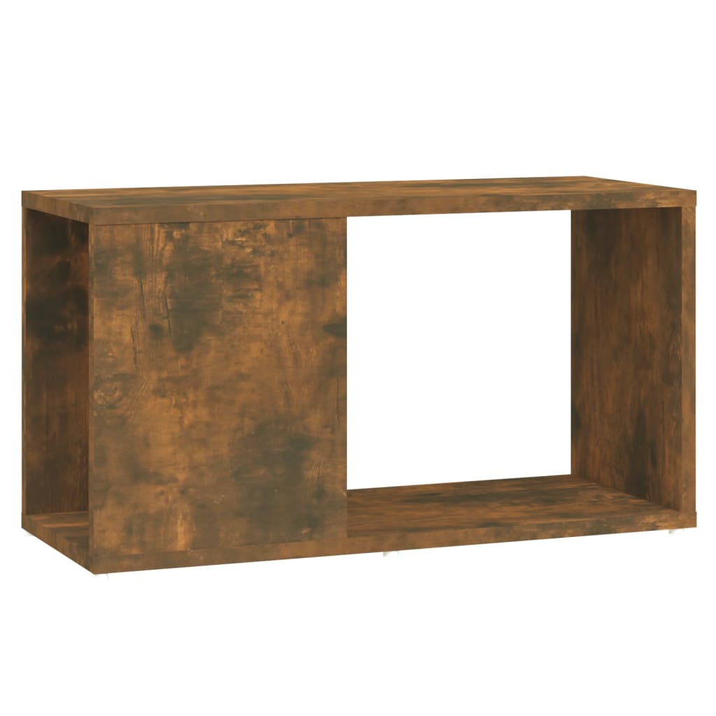 vidaXL TV Cabinet Smoked Oak 60x24x32cm Engineered Wood