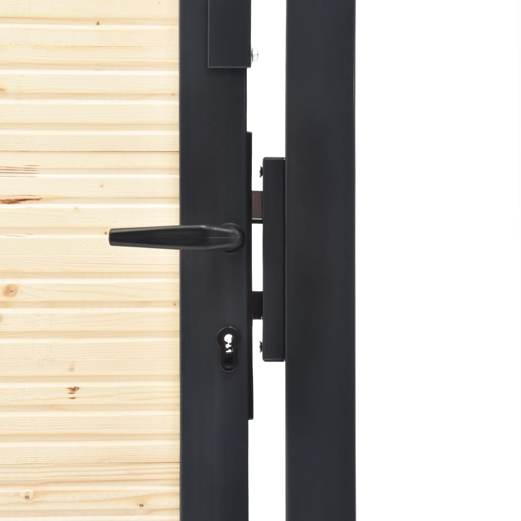 vidaXL Fence Slats 64 pcs 89 cm Solid Wood Spruce