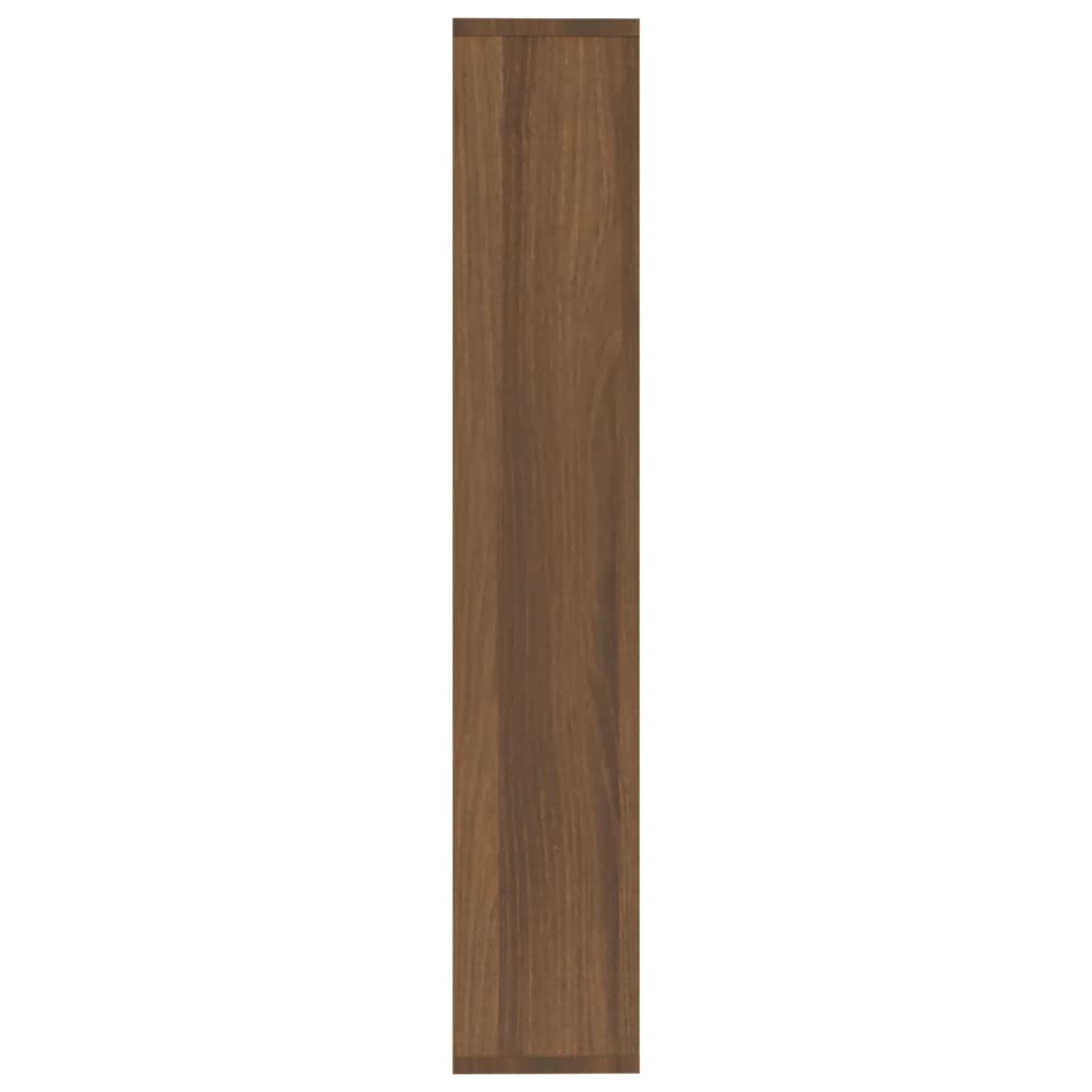 vidaXL Wall Shelf Brown Oak 36x16x90 cm Engineered Wood