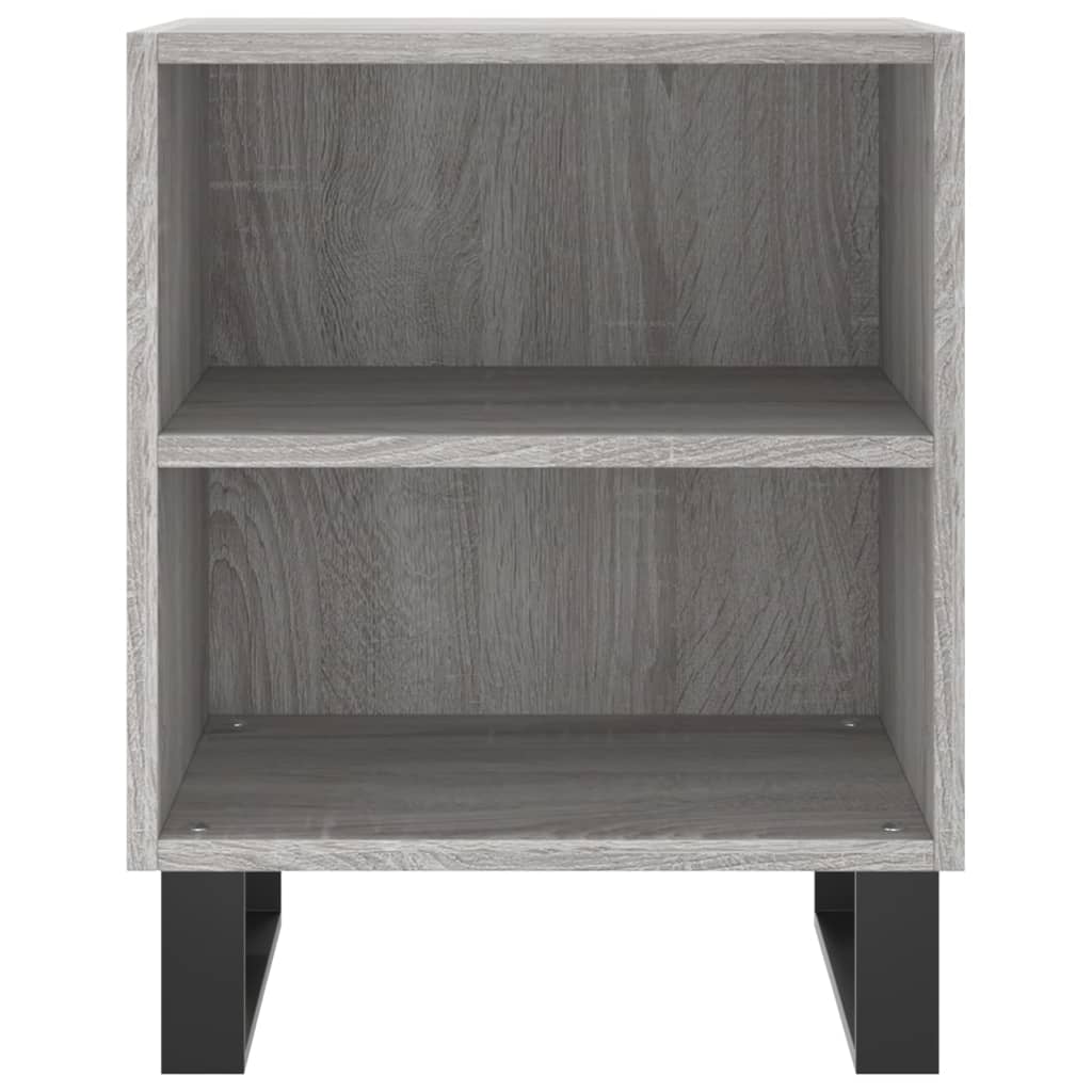 vidaXL Bedside Cabinet Grey Sonoma 40x30x50 cm Engineered Wood