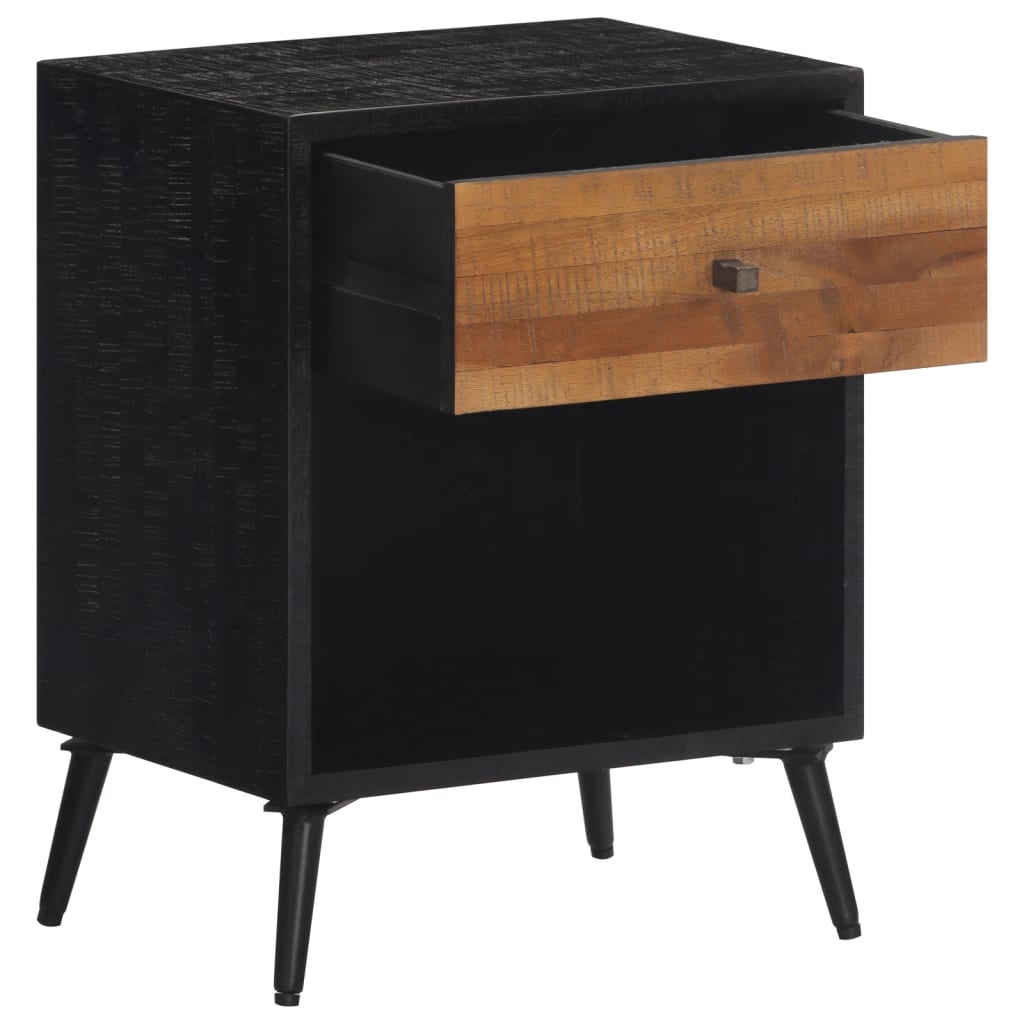 vidaXL Bedside Cabinet 40x30x50 cm Solid Wood Teak