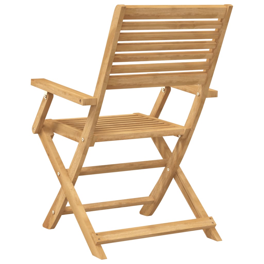 vidaXL Folding Garden Chairs 2 pcs 54.5x61.5x86.5 cm Solid Wood Acacia