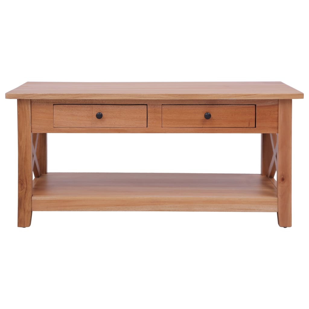 vidaXL Coffee Table 100x55x46 cm Solid Mahogany Wood