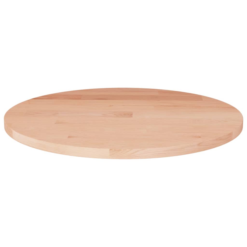 vidaXL Round Table Top ??40x1.5 cm Solid Wood Oak