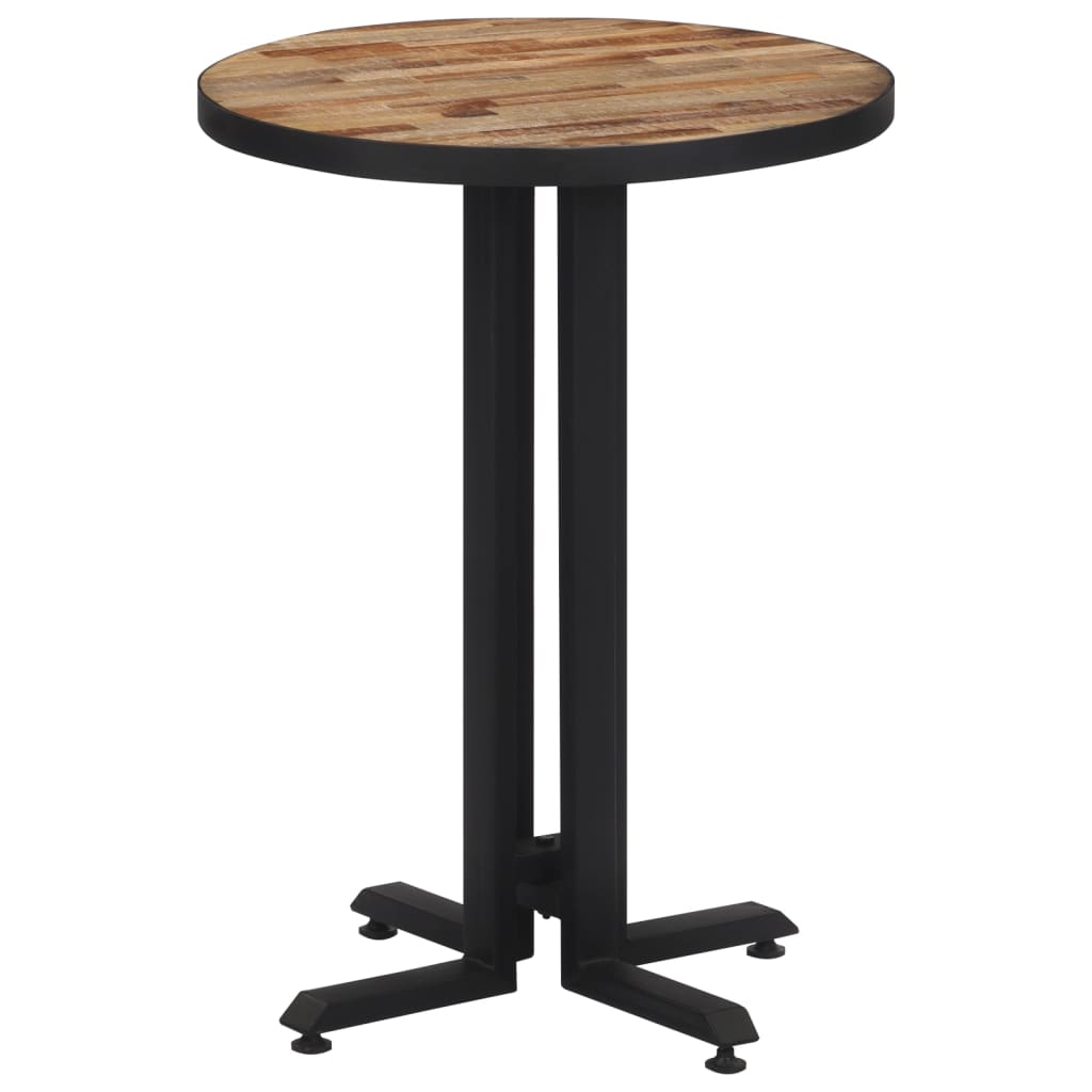 vidaXL Bistro Table Round Ø55x76 cm Solid Reclaimed Teak