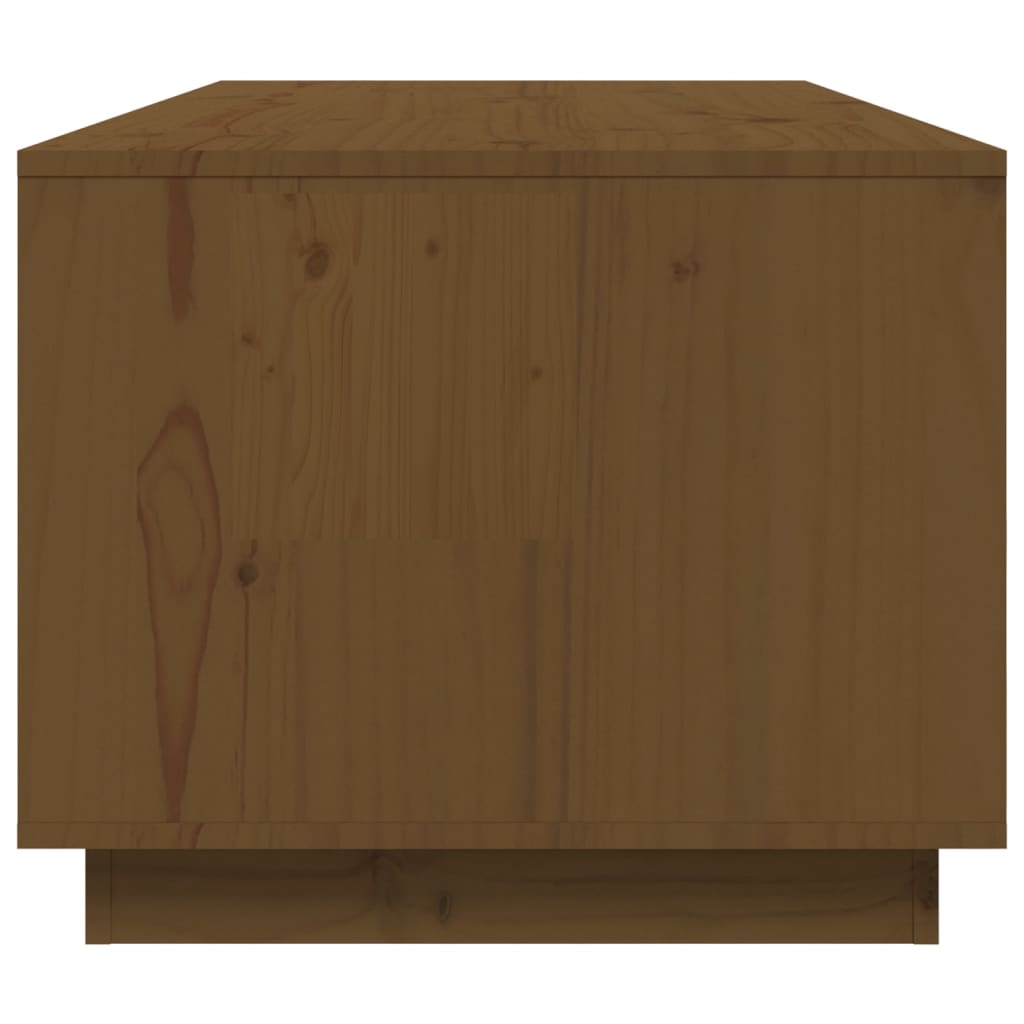 vidaXL Coffee Table Honey Brown 100x50x41 cm Solid Wood Pine