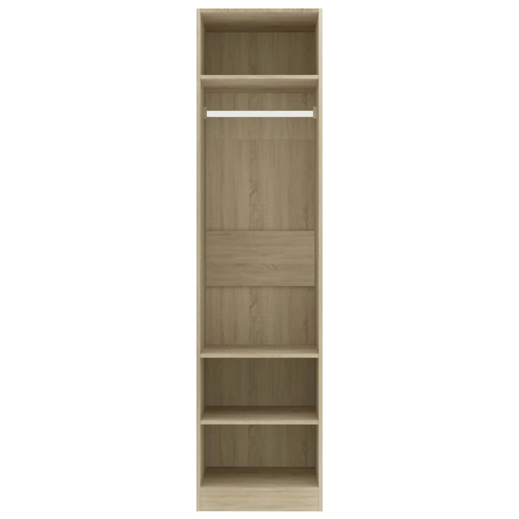 vidaXL Wardrobe Sonoma Oak 50x50x200 cm Engineered Wood