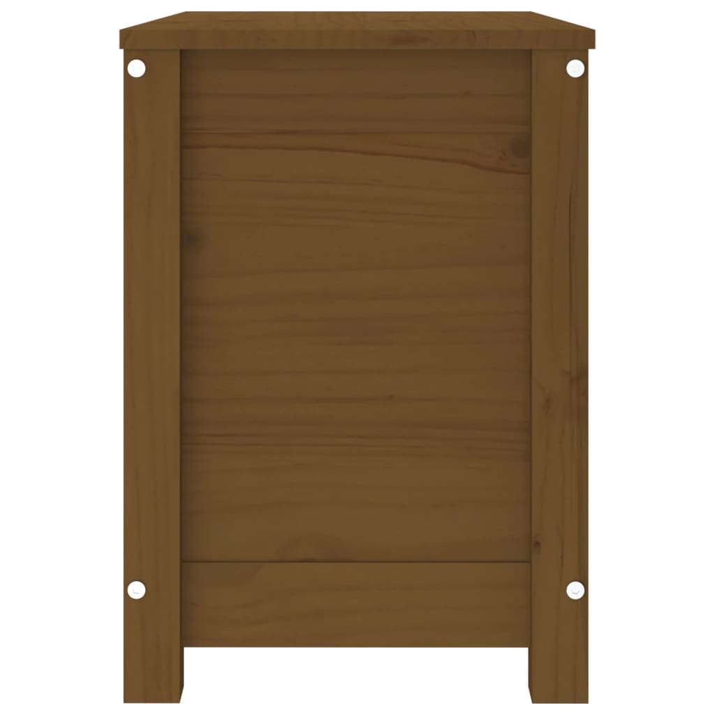 vidaXL Storage Box Honey Brown 60x32x45.5 cm Solid Wood Pine