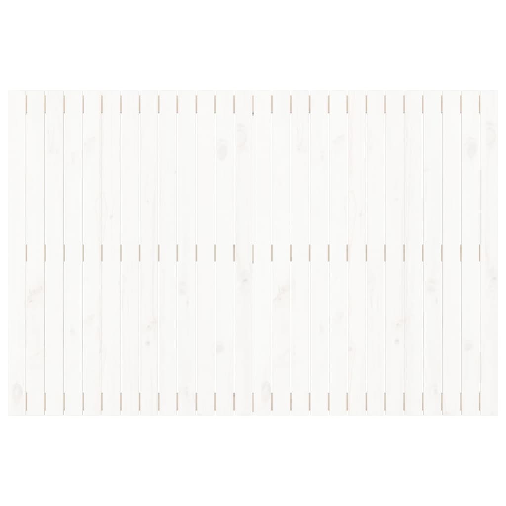vidaXL Wall Headboard White 166x3x110 cm Solid Wood Pine