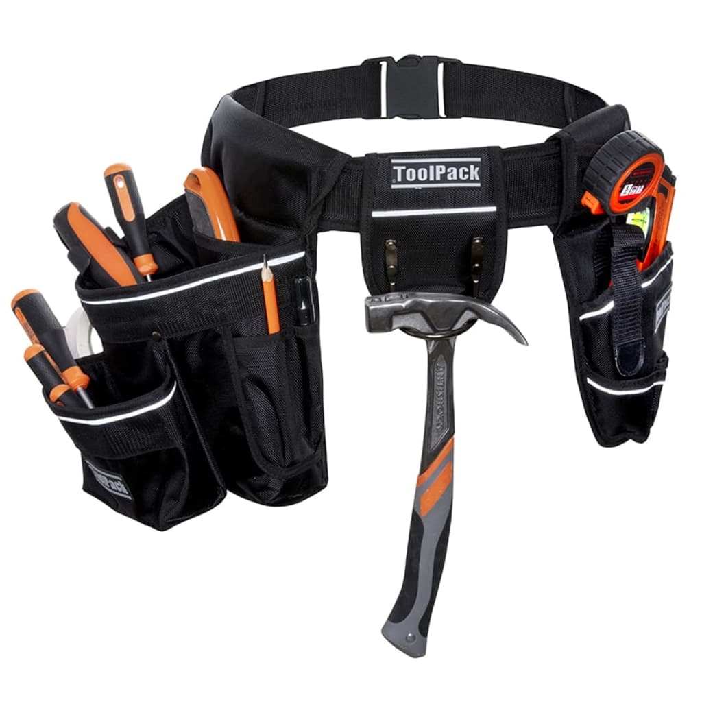 Toolpack Double-pouch Tool Belt Specter Black