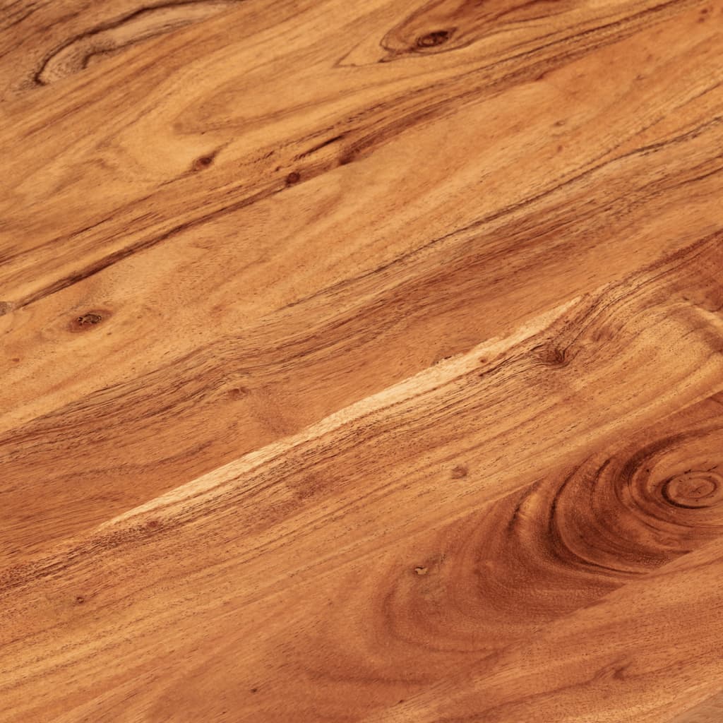 vidaXL Table Top 140x50x2.5 cm Oval Solid Wood Acacia