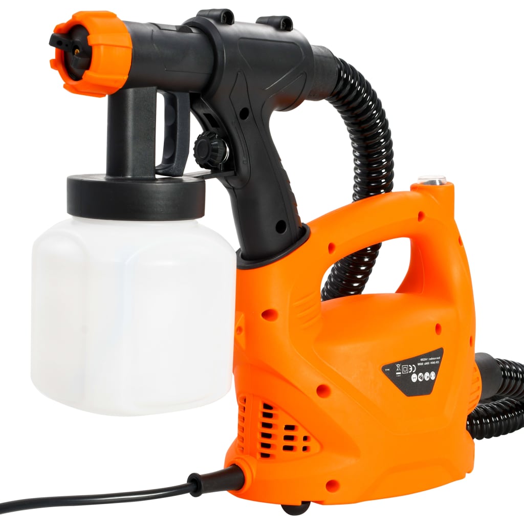vidaXL Electric Paint Spray Gun with Air Hose 500 W 800 ml