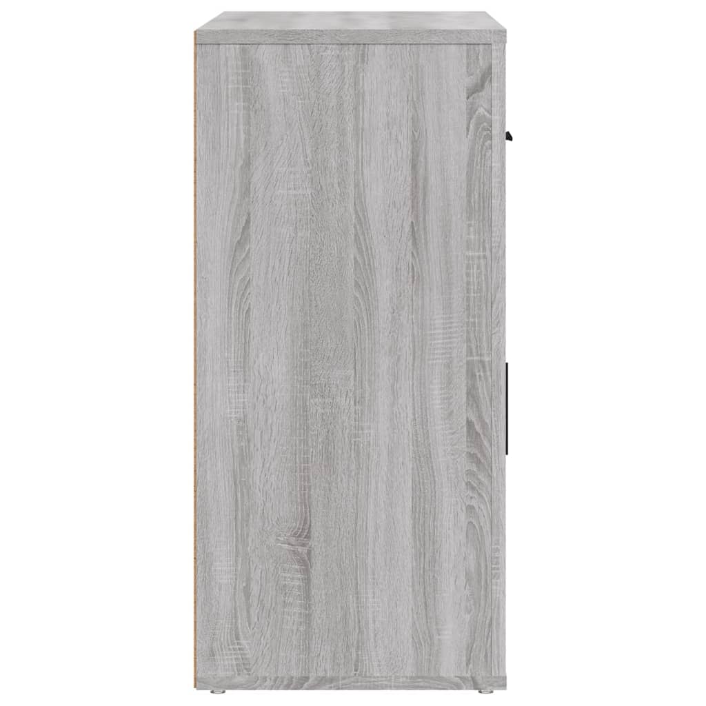 vidaXL Sideboard Grey Sonoma 80x33x70 cm Engineered Wood