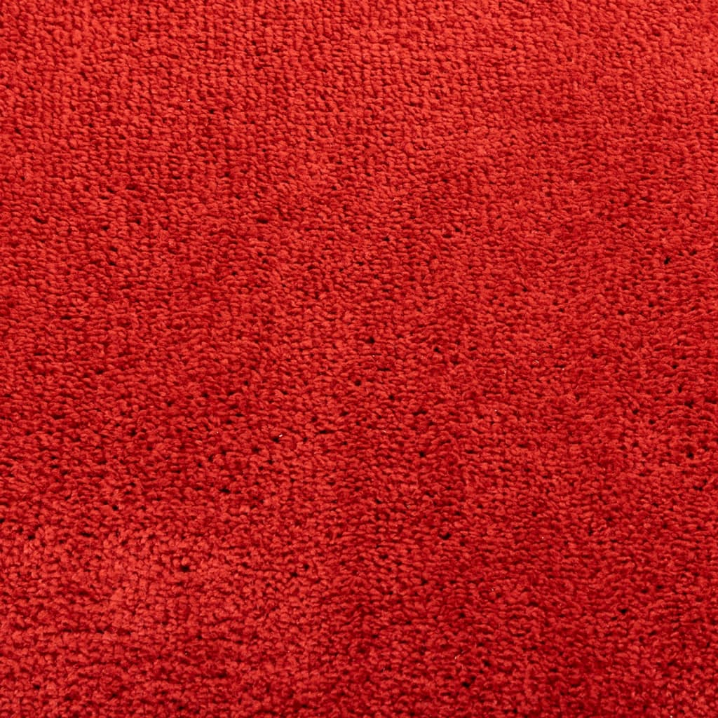 vidaXL Rug OVIEDO Short Pile Red 80x250 cm
