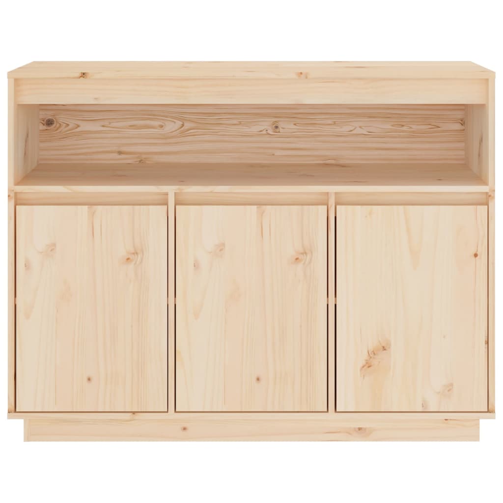 vidaXL Sideboard 104.5x34x80 cm Solid Wood Pine