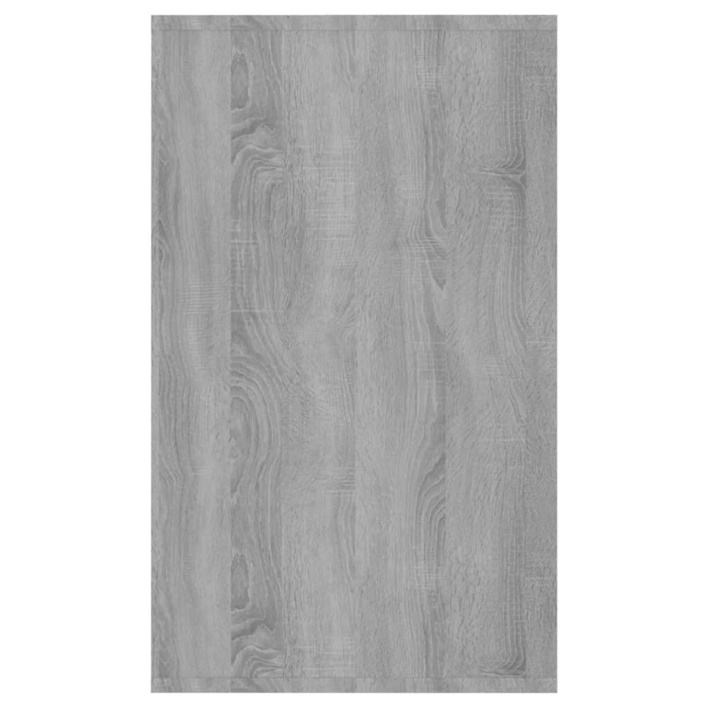 vidaXL Sideboard with 3 Drawers Grey Sonoma 120x41x75 cm Engineered Wood