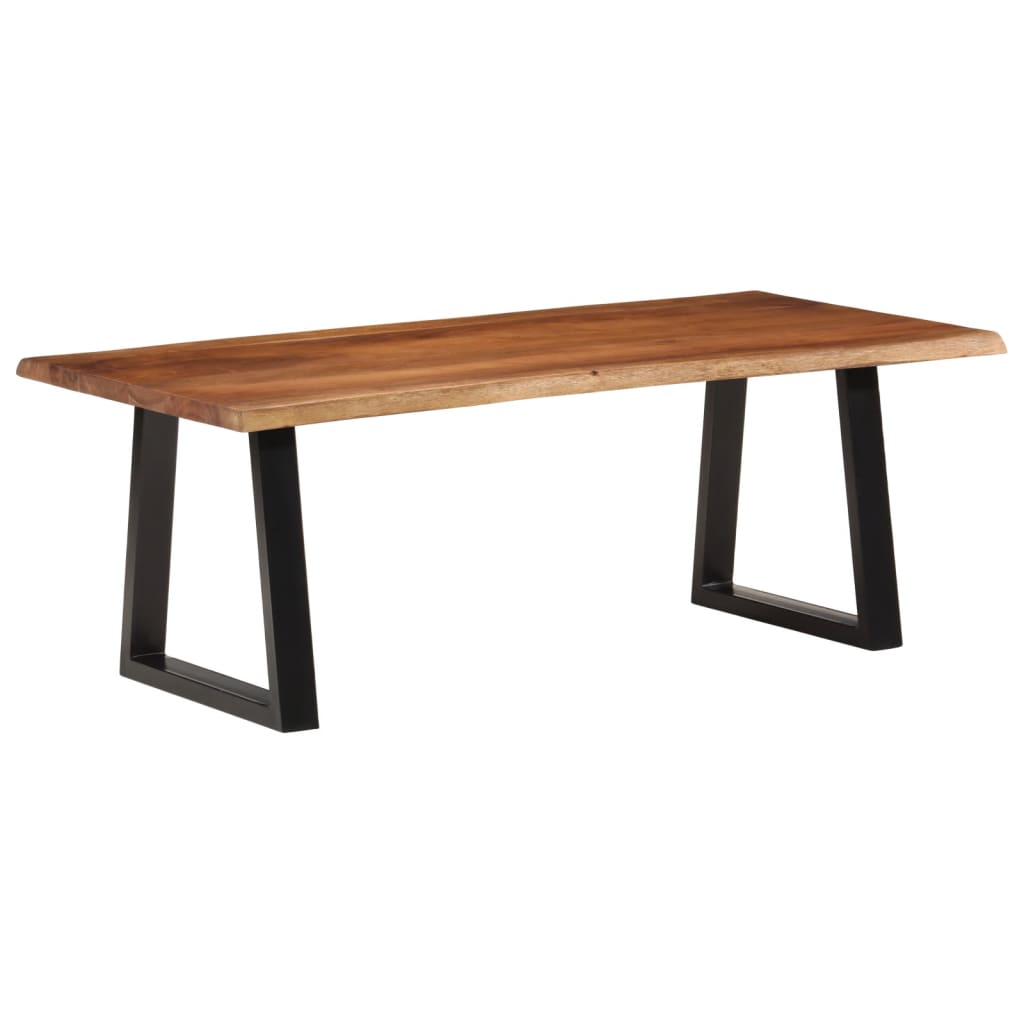 vidaXL Coffee Table Honey Brown 110x55x40 cm Solid Wood Acacia
