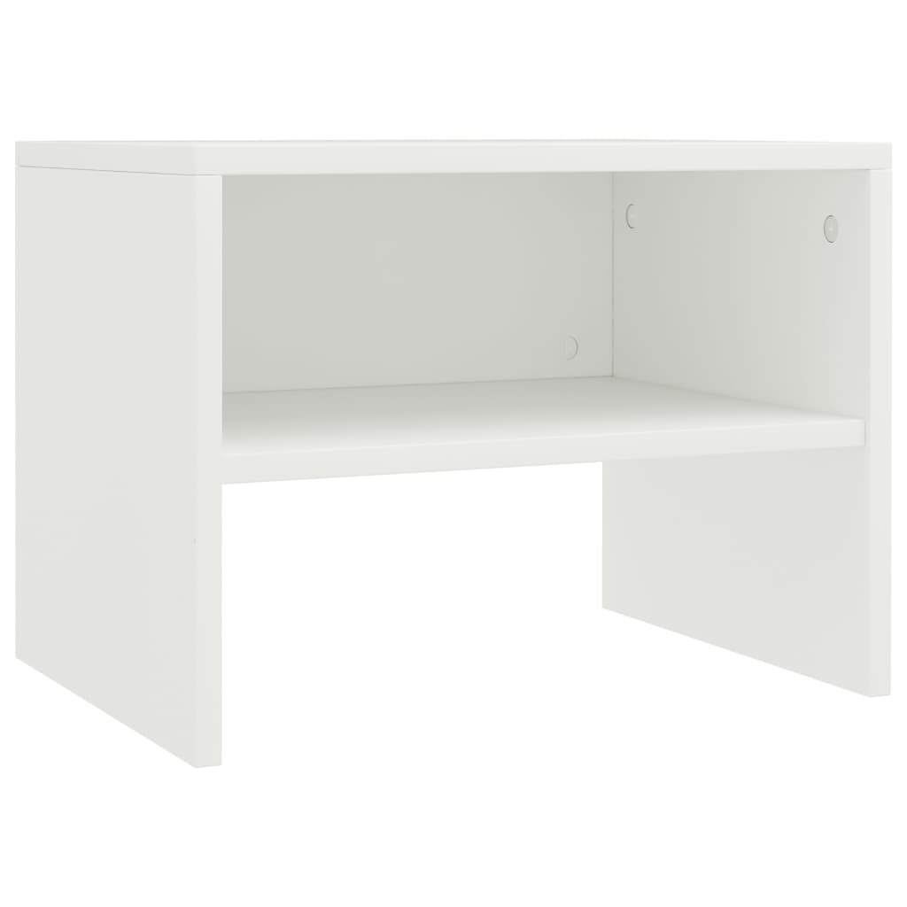 vidaXL Bedside Cabinet White 40x30x30 cm Chipboard