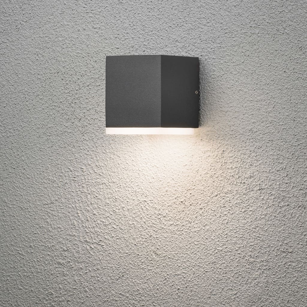KONSTSMIDE LED Wall Light Monza 1x6W Dark Grey